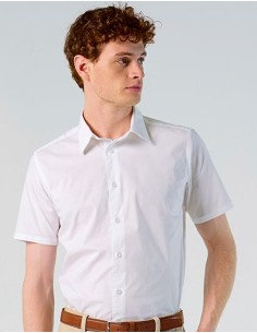 S-17030-Mens Stretch-Shirt Broadway Short Sleeve 2
